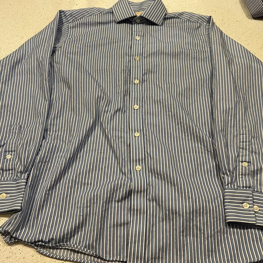 Michael Kors  Striped Dress Shirt